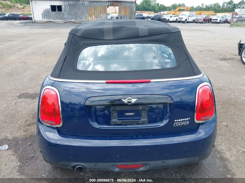 2017 Mini Convertible Cooper VIN: WMWWG5C30H3C99850 Lot: 39598675