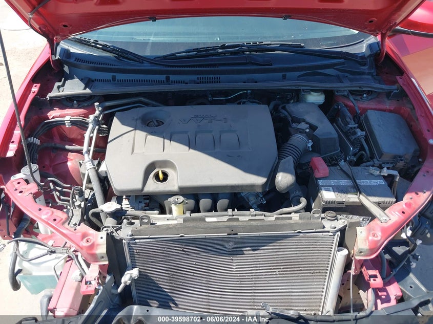 2017 Toyota Corolla Le VIN: 5YFBURHE0HP703617 Lot: 39598702