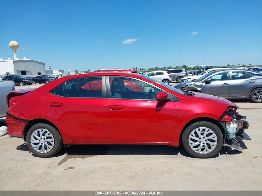 2017 Toyota Corolla Le VIN: 5YFBURHE0HP703617 Lot: 39598702