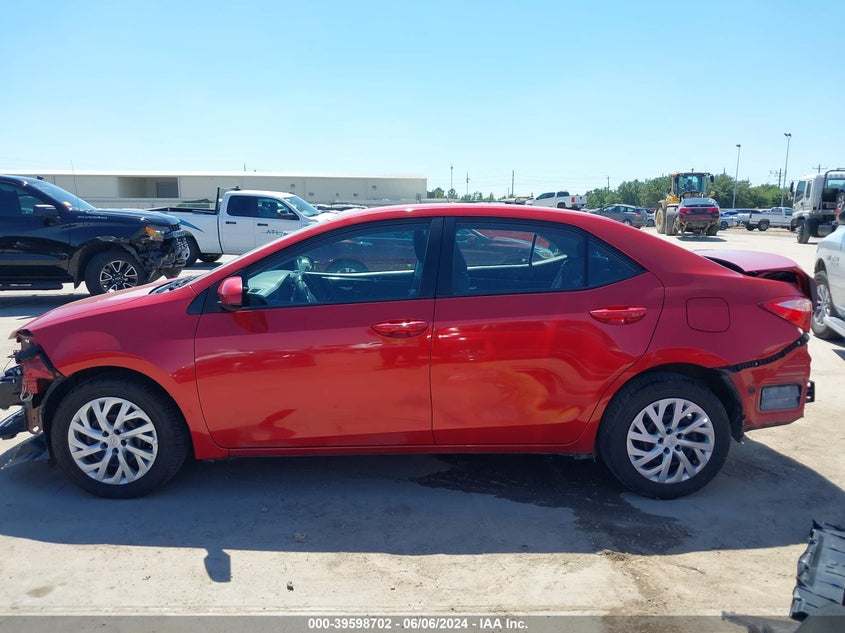2017 Toyota Corolla Le VIN: 5YFBURHE0HP703617 Lot: 39598702