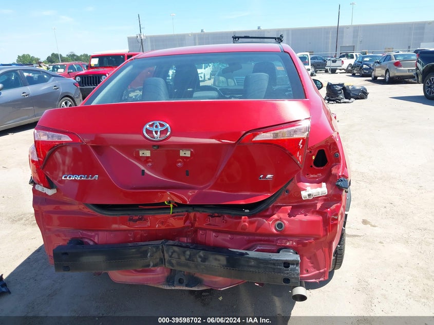 2017 Toyota Corolla Le VIN: 5YFBURHE0HP703617 Lot: 39598702