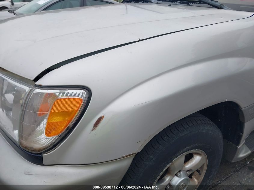 2002 Toyota Land Cruiser VIN: JTEHT05J422027927 Lot: 39598712