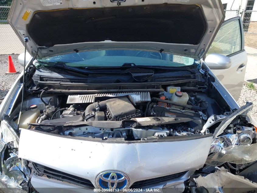 2015 Toyota Prius Four VIN: JTDKN3DU6F0464718 Lot: 39598713