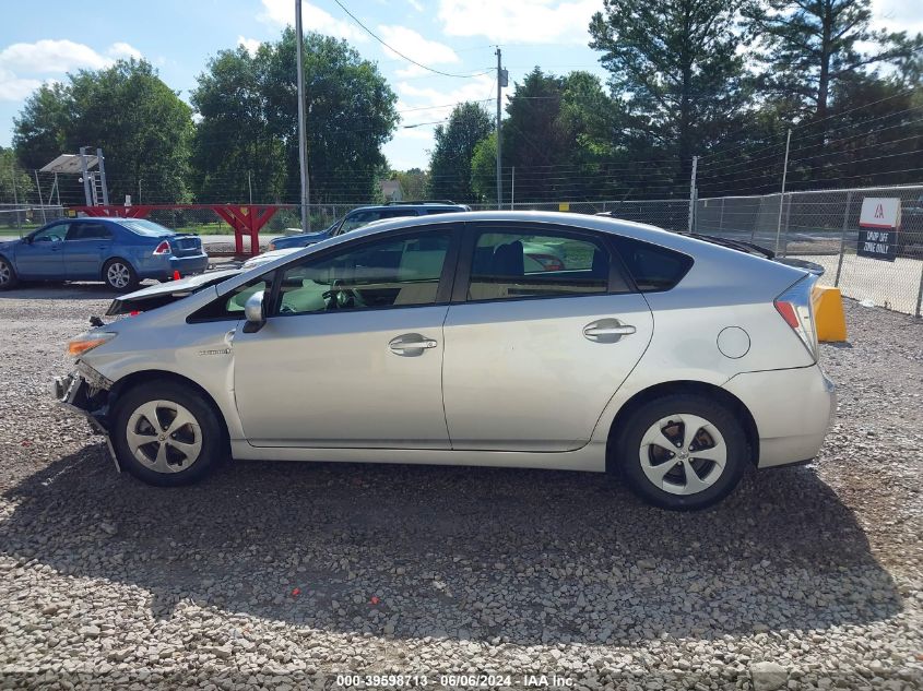 2015 Toyota Prius Four VIN: JTDKN3DU6F0464718 Lot: 39598713