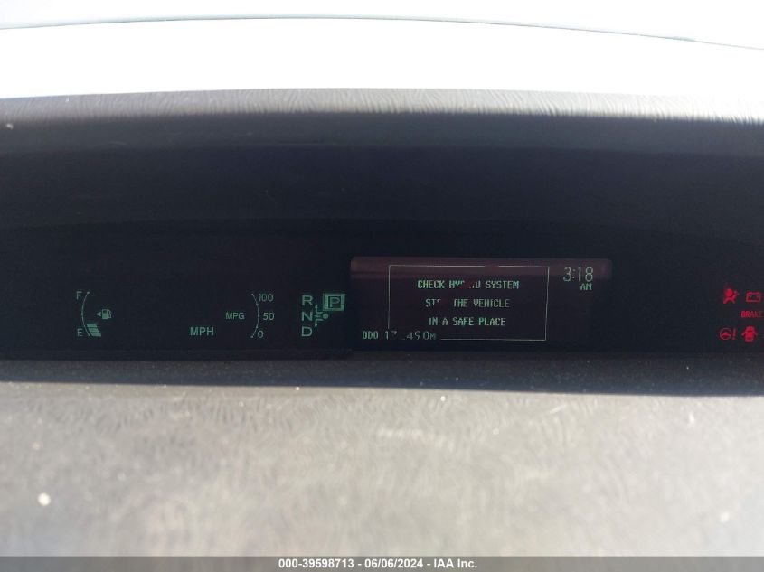 2015 Toyota Prius Four VIN: JTDKN3DU6F0464718 Lot: 39598713