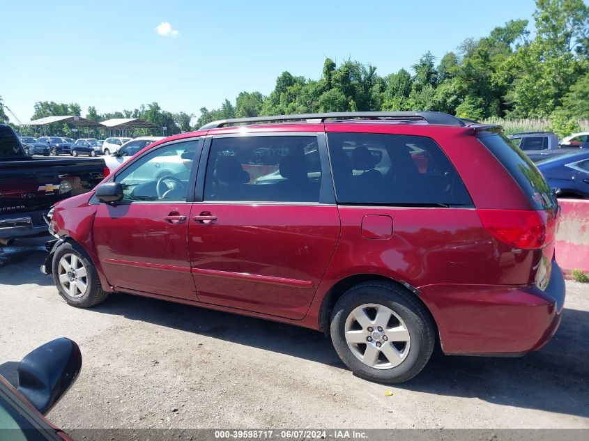 2009 Toyota Sienna Le VIN: 5TDZK23C99S255954 Lot: 39598717