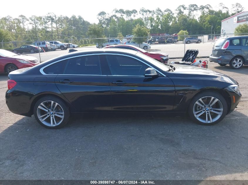 2019 BMW 430I Gran Coupe VIN: WBA4J1C58KBU67313 Lot: 39598747