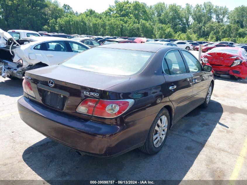 2002 Lexus Es 300 VIN: JTHBF30G520077499 Lot: 39598757