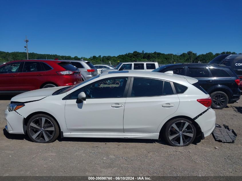 2018 Subaru Impreza 2.0I Sport VIN: 4S3GTAM66J3740825 Lot: 39598760