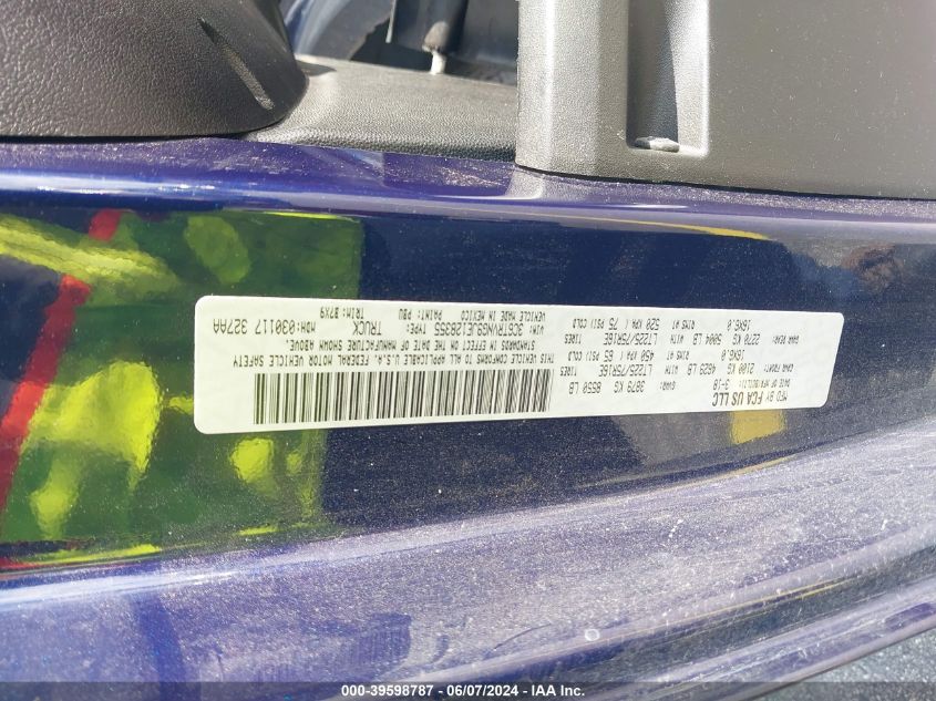 2018 Ram Promaster 1500 Low Roof 118 Wb VIN: 3C6TRVNG9JE128355 Lot: 39598787