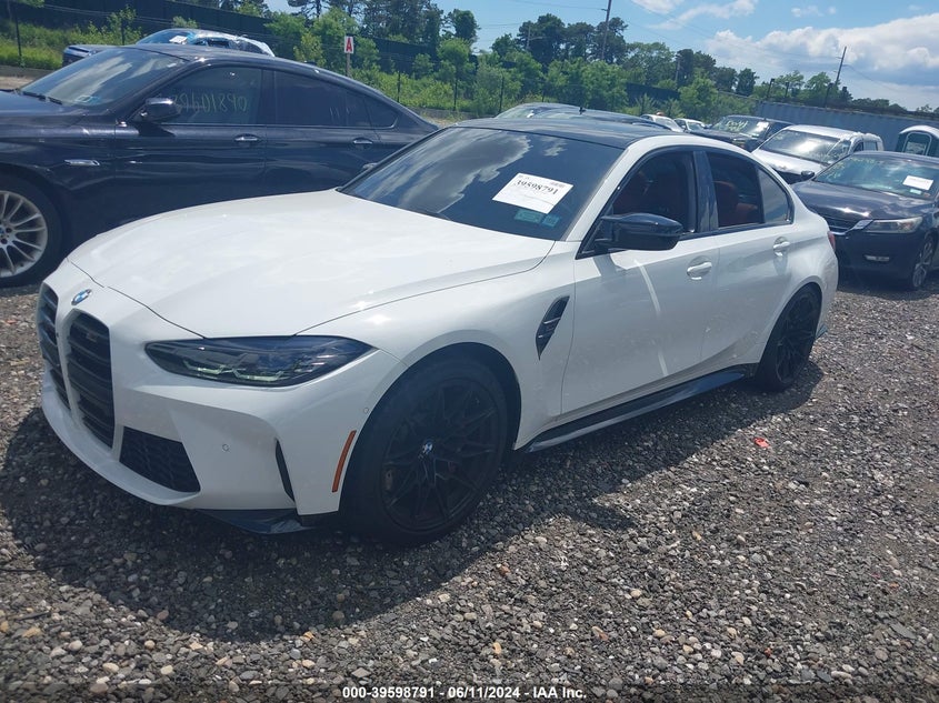 2024 BMW M3 Competition xDrive VIN: WBS43AY09RFS83276 Lot: 39598791