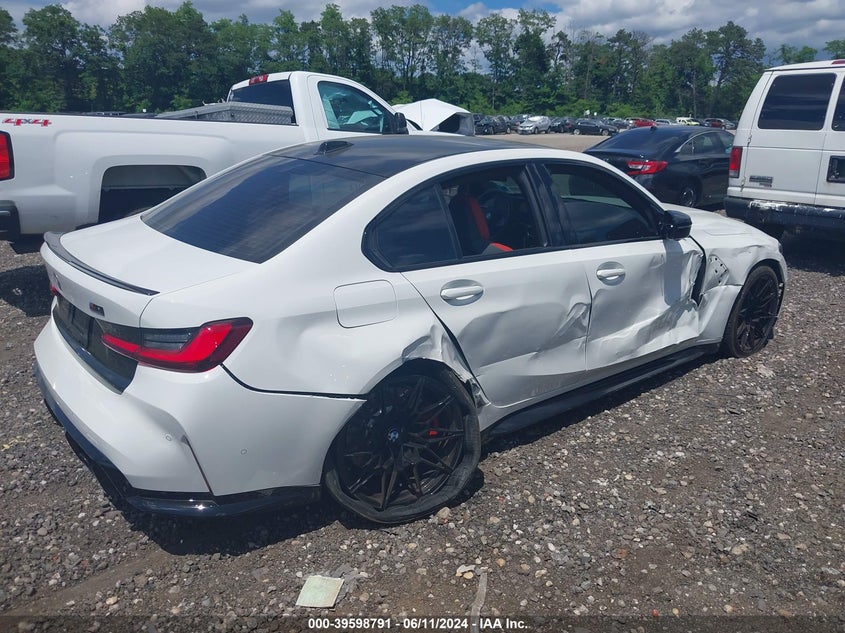2024 BMW M3 Competition xDrive VIN: WBS43AY09RFS83276 Lot: 39598791