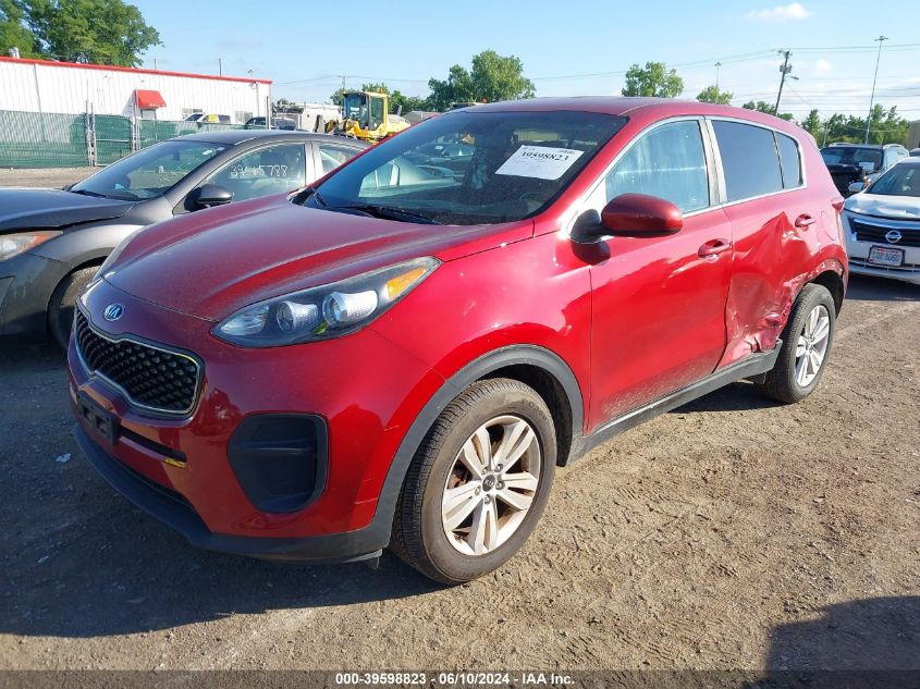 2018 Kia Sportage Lx VIN: KNDPM3AC9J7423519 Lot: 39598823