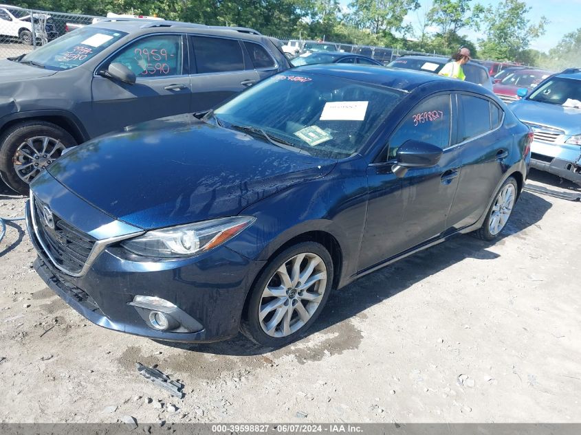 2014 Mazda Mazda3 S Grand Touring VIN: 0JM1BM1W38E114067 Lot: 39598827