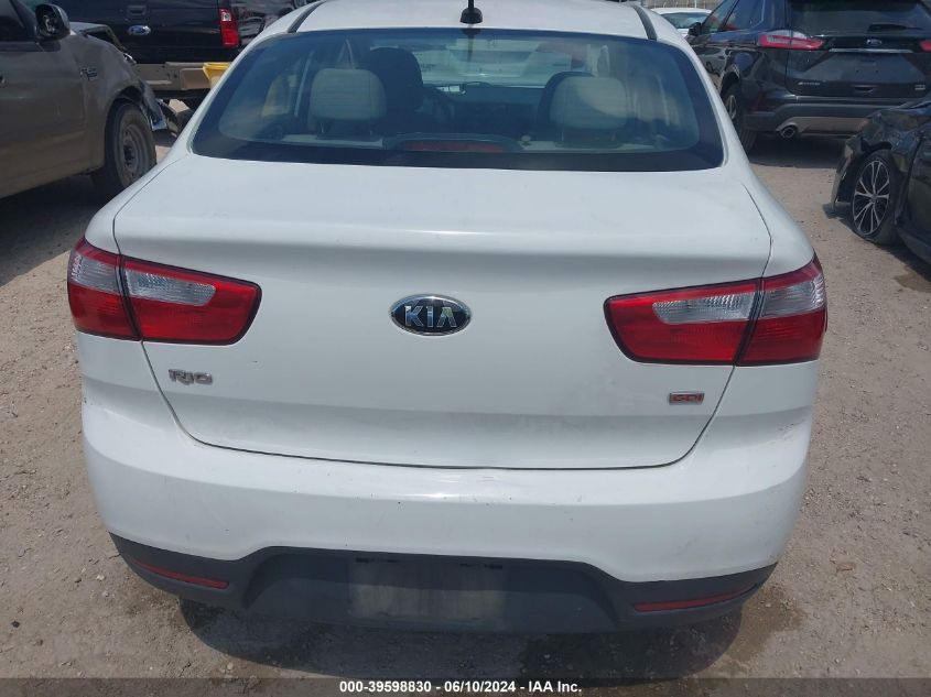 2015 Kia Rio Lx VIN: KNADM4A39F6489829 Lot: 39598830