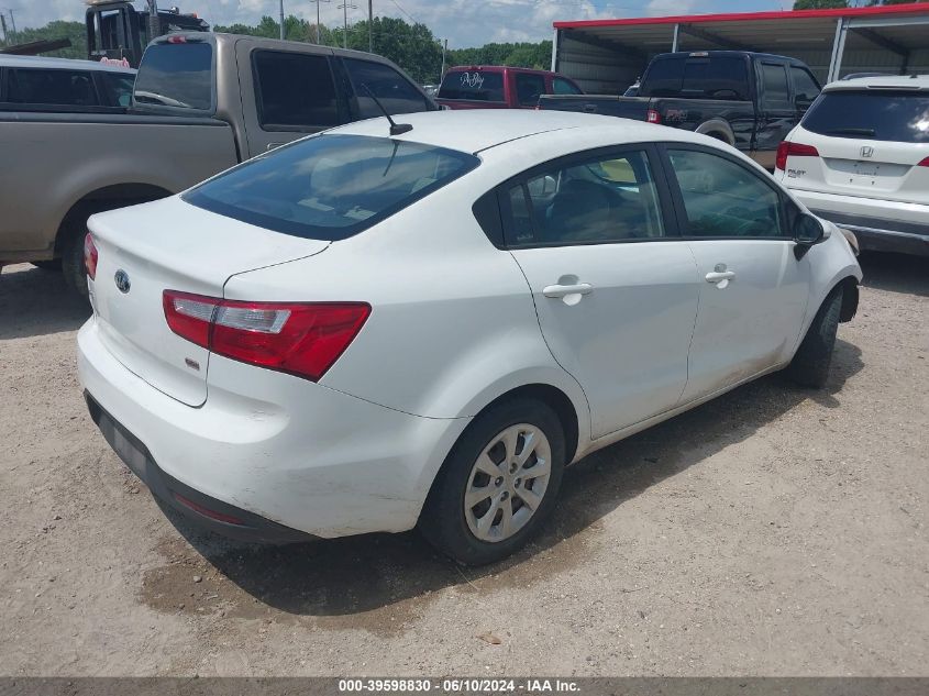 2015 Kia Rio Lx VIN: KNADM4A39F6489829 Lot: 39598830