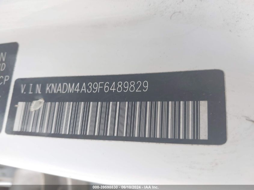 2015 KIA RIO LX - KNADM4A39F6489829