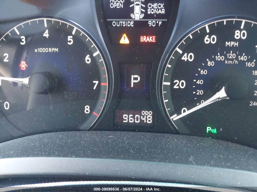 2011 Lexus Rx 350 VIN: 2T2BK1BA8BC115206 Lot: 39598836