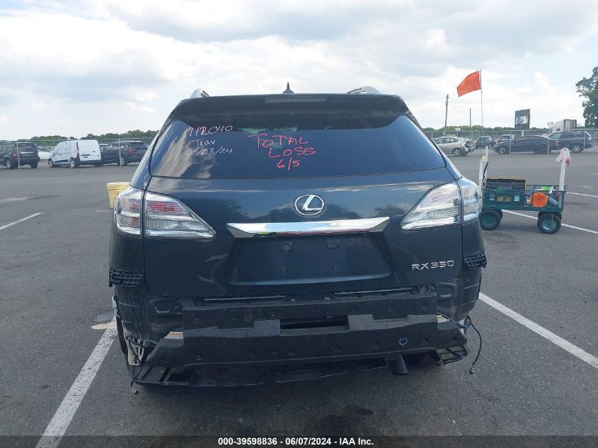 2011 Lexus Rx 350 VIN: 2T2BK1BA8BC115206 Lot: 39598836
