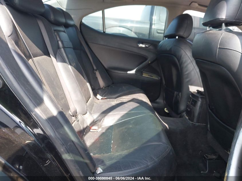 2008 Lexus Is 250 VIN: JTHBK262782074733 Lot: 39598845