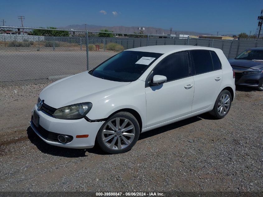 2013 Volkswagen Golf VIN: WVWDM7AJ5DW079643 Lot: 39598847