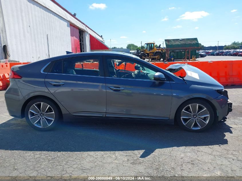 2019 HYUNDAI IONIQ HYBRID LIMITED - KMHC85LC8KU109354