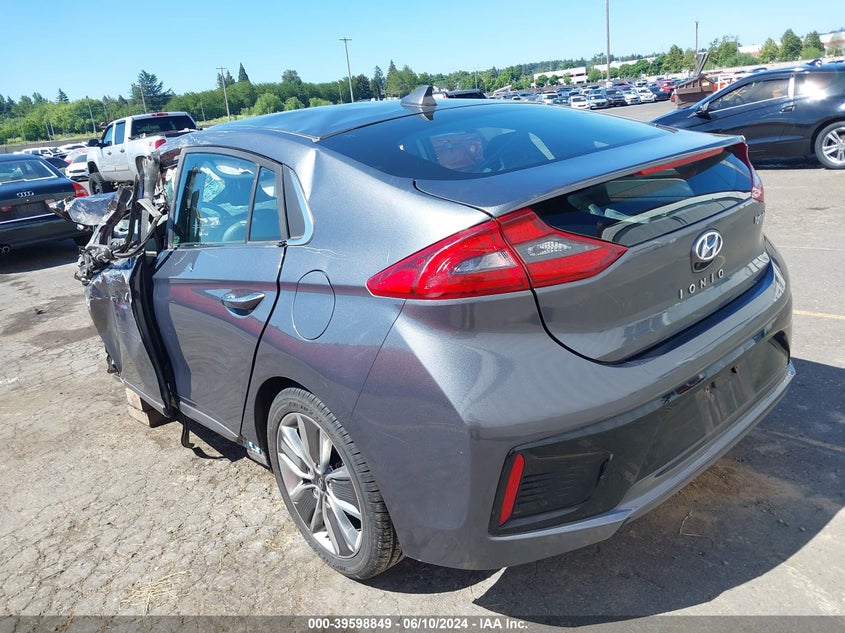 2019 HYUNDAI IONIQ HYBRID LIMITED - KMHC85LC8KU109354