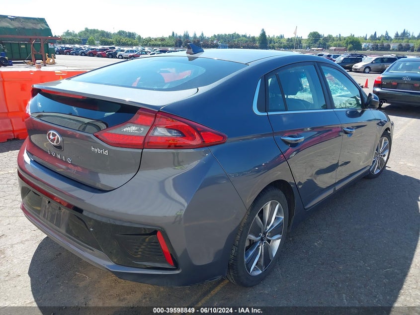 2019 HYUNDAI IONIQ HYBRID LIMITED - KMHC85LC8KU109354