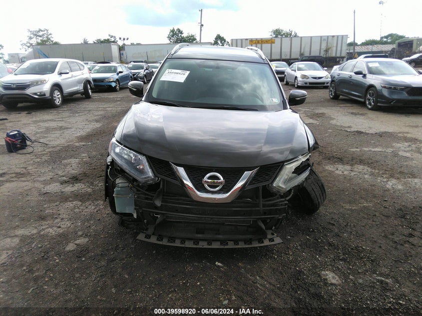 2015 Nissan Rogue Sv VIN: KNMAT2MV7FP505353 Lot: 39598920