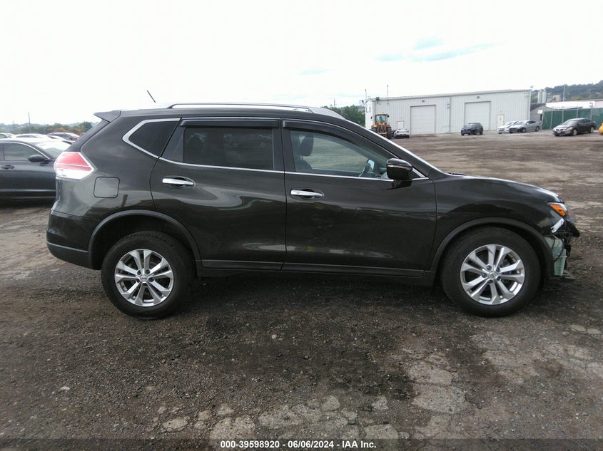 2015 Nissan Rogue Sv VIN: KNMAT2MV7FP505353 Lot: 39598920