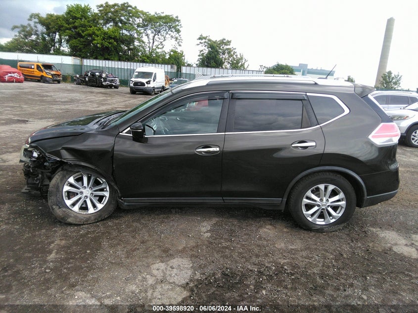 2015 Nissan Rogue Sv VIN: KNMAT2MV7FP505353 Lot: 39598920