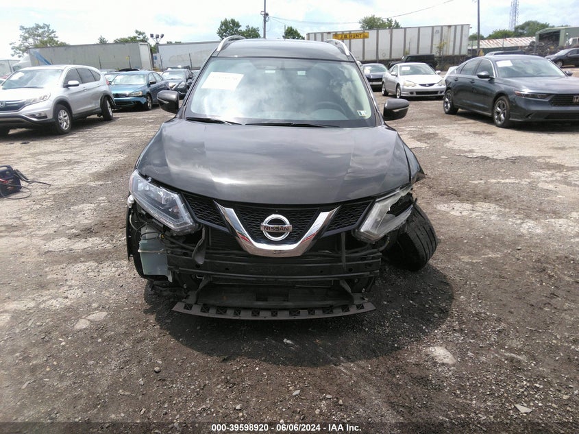 2015 Nissan Rogue Sv VIN: KNMAT2MV7FP505353 Lot: 39598920