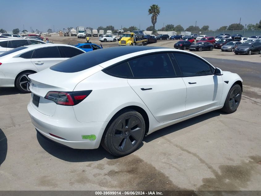 2021 Tesla Model 3 VIN: 5YJ3E1EA1MF066408 Lot: 39599014