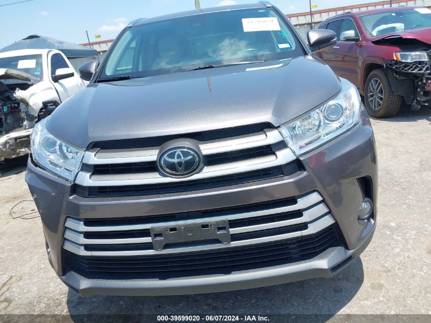 2018 Toyota Highlander Xle VIN: 5TDKZRFH5JS550146 Lot: 39599020