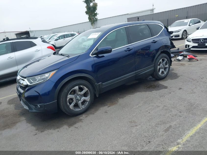 2017 Honda Cr-V Ex VIN: 2HKRW1H51HH502476 Lot: 39599030