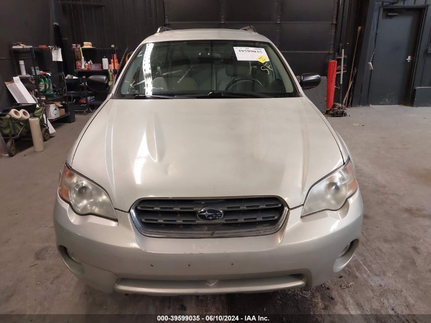 2007 Subaru Outback 2.5I Basic VIN: 4S4BP61C377310561 Lot: 39599035