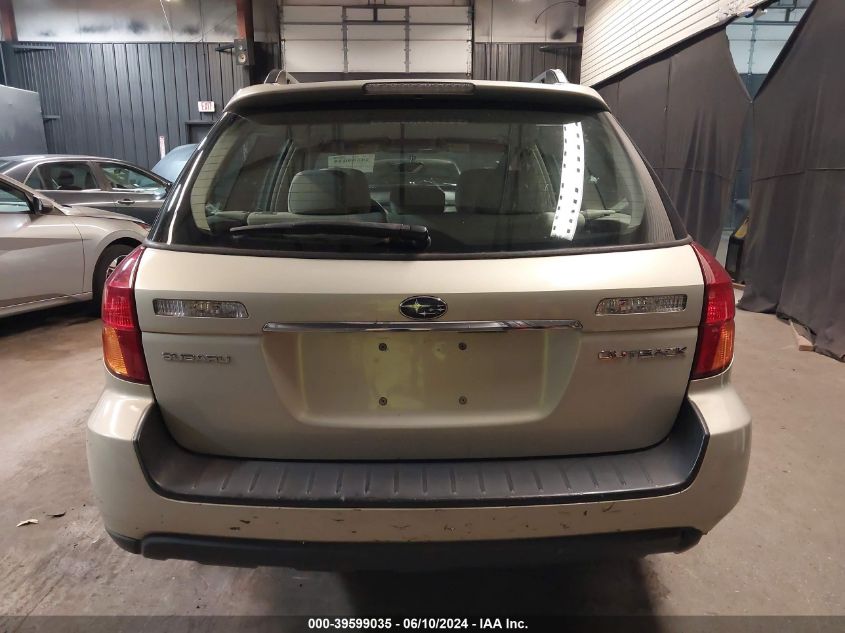 4S4BP61C377310561 2007 Subaru Outback 2.5I Basic