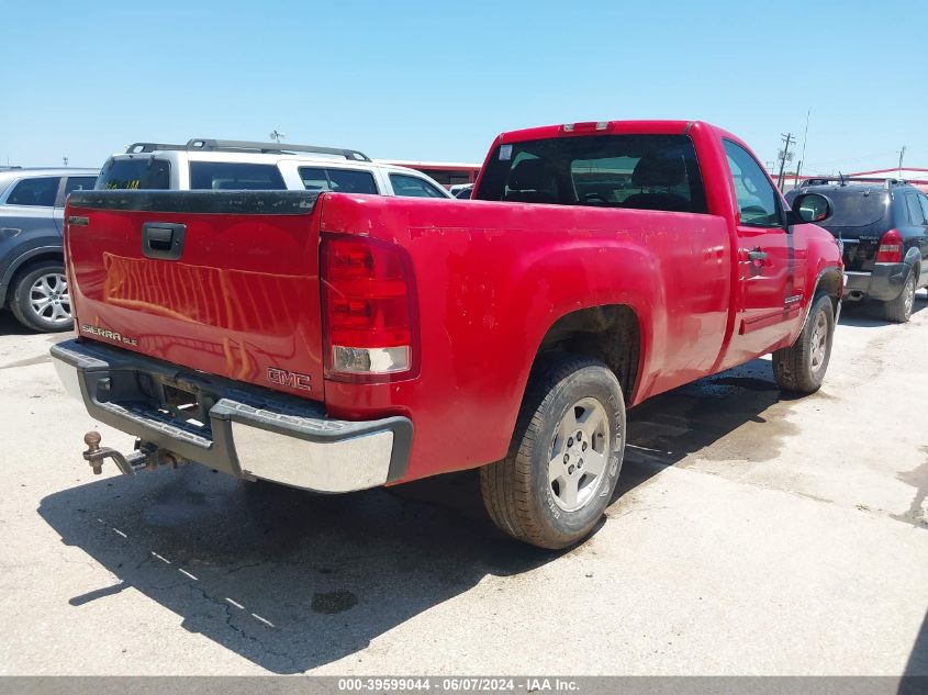 2007 GMC Sierra 1500 Sle1 VIN: 1GTEC14C57Z538349 Lot: 39599044