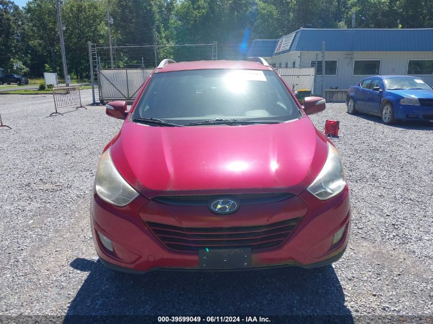 2013 Hyundai Tucson Gls VIN: KM8JUCACXDU600053 Lot: 39599049