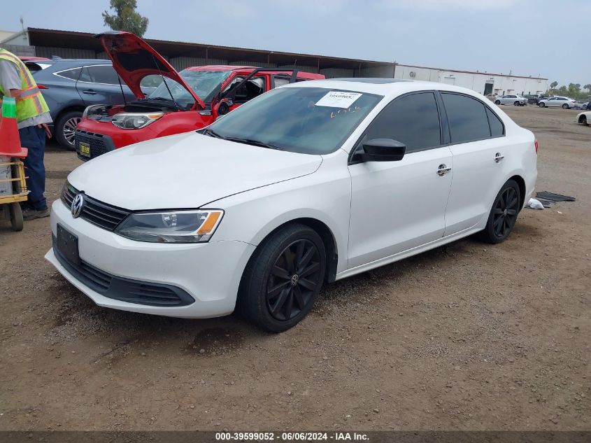 2013 Volkswagen Jetta S VIN: 3VW2K7AJ0DM406590 Lot: 39599052