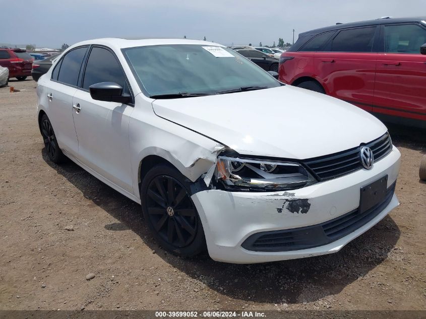 2013 Volkswagen Jetta S VIN: 3VW2K7AJ0DM406590 Lot: 39599052