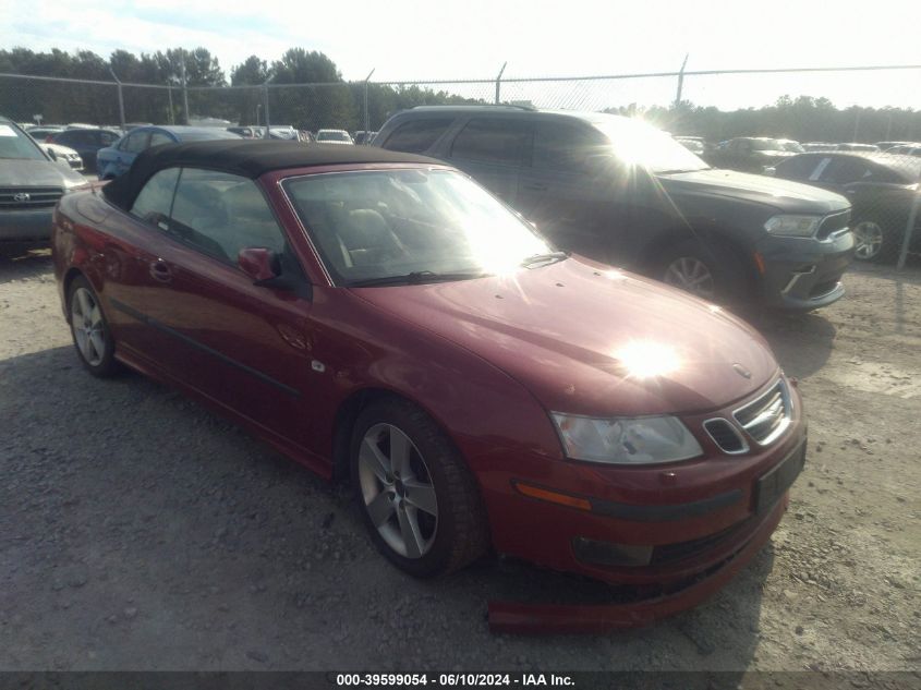 2006 Saab 9-3 Aero VIN: YS3FH76U066105593 Lot: 39599054