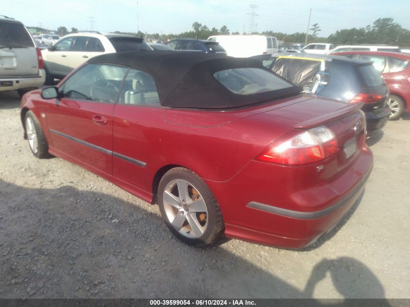 2006 Saab 9-3 Aero VIN: YS3FH76U066105593 Lot: 39599054