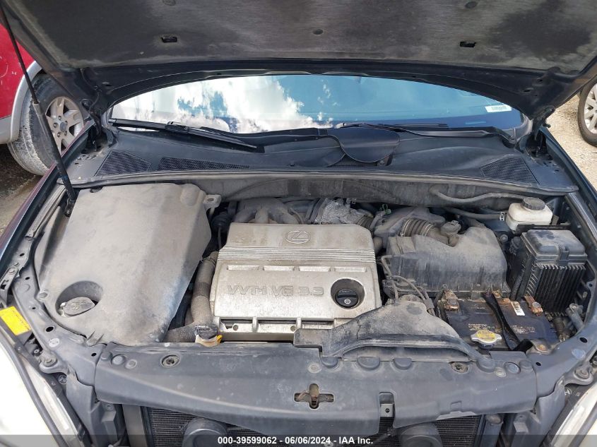 2004 Lexus Rx 330 VIN: 2T2HA31U44C037479 Lot: 39599062