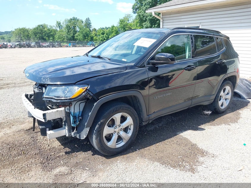 VIN 3C4NJDBB3HT641666 2017 JEEP NEW COMPASS LATITUDE 4X4