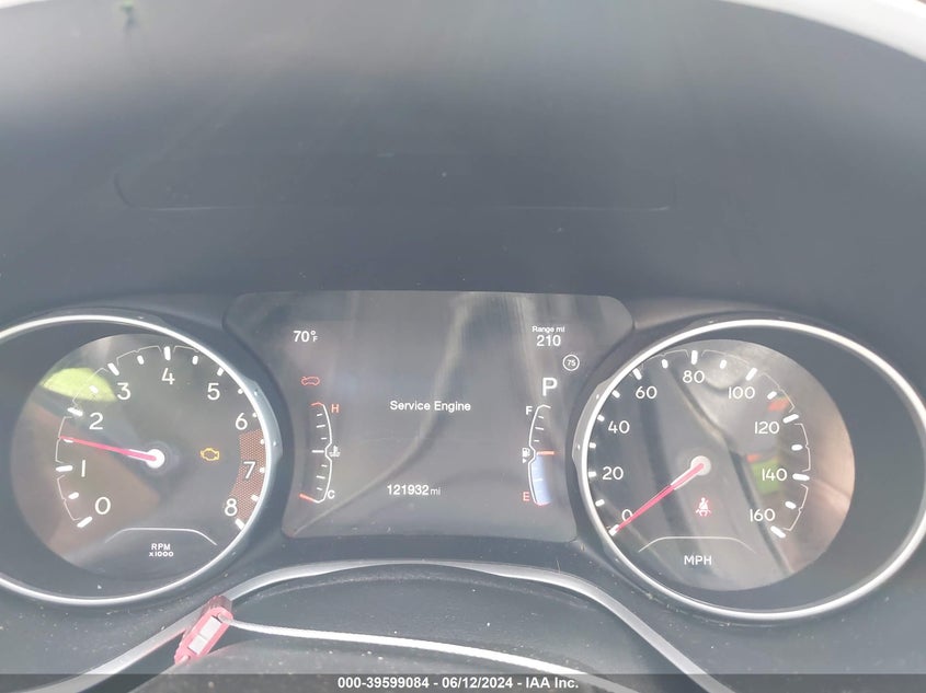 VIN 3C4NJDBB3HT641666 2017 JEEP NEW COMPASS LATITUDE 4X4