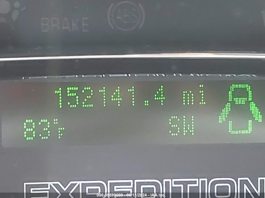 2010 Ford Expedition Xlt VIN: 1FMJU1G5XAEB52724 Lot: 39599089