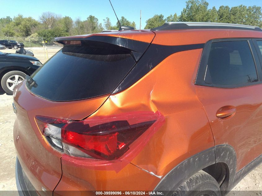 2022 Chevrolet Trailblazer Awd Lt VIN: KL79MRSLXNB101739 Lot: 39599096