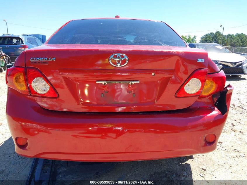 2010 Toyota Corolla Le VIN: JTDBU4EE4AJ069911 Lot: 39599099