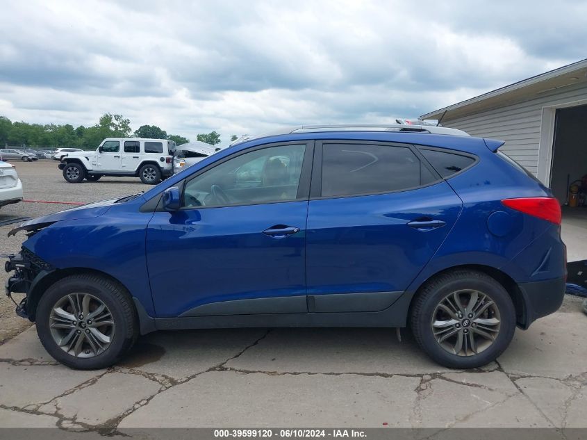 2015 Hyundai Tucson Se VIN: KM8JUCAG3FU986563 Lot: 39599120